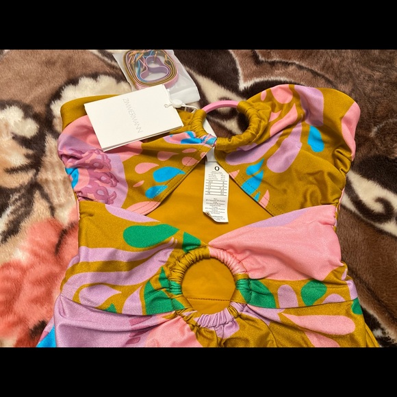 Zimmermann One Piece Teddy Double Ring Swimsuit - Picture 11 of 15